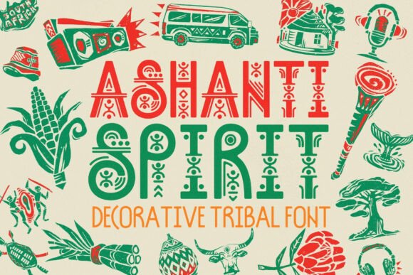 Ashanti Spirit: Bold African Typography for Modern Design