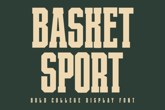 Basket Sport: The Athletic Typeface for Bold Design