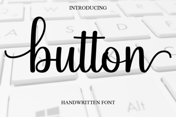 Button Font: Elevating Design with Handwritten Elegance
