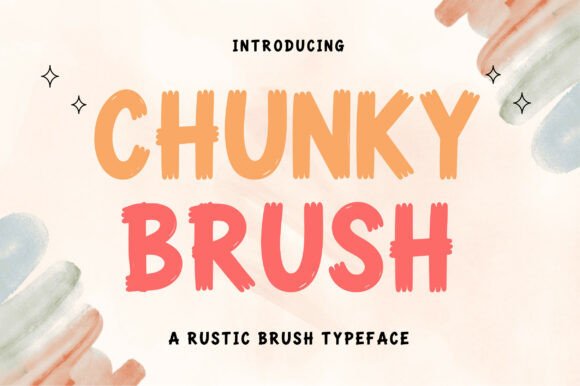 Chunky Brush: Adding Playful Boldness to Your Designs