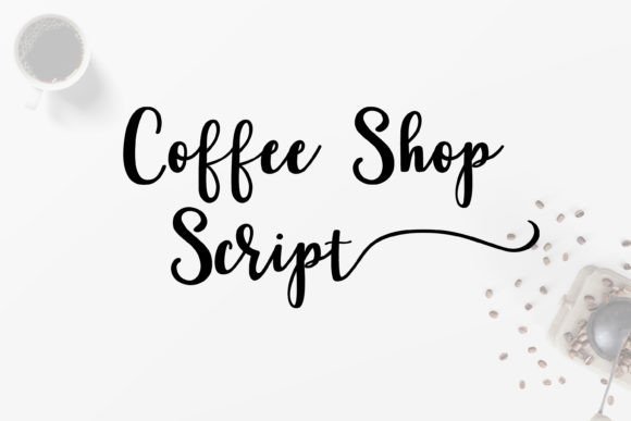 Coffee Shop Script: The Hand-Brushed Font for Authentic Branding