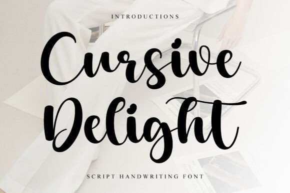 Cursive Delight: A Font for Joyful Branding
