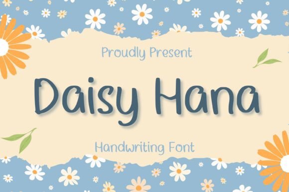 Daisy Hana: A Handcrafted Font for Spring-Inspired Design