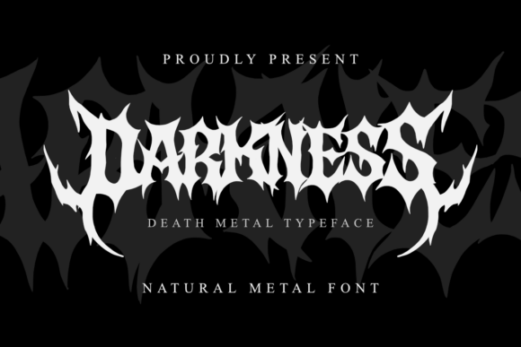 Darkness Font: Authentic Extreme Metal Typography