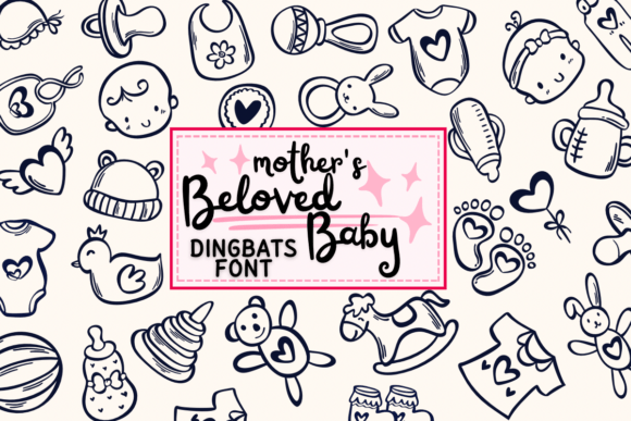 Enchanting Nursery Icons with Mother's Beloved Baby