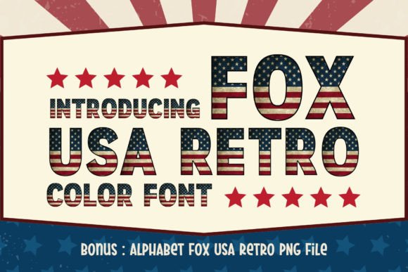 Fox Usa Retro: Vintage American Typography