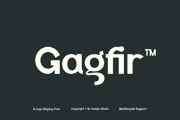Gagfir: A Bold Typeface for Impactful Branding