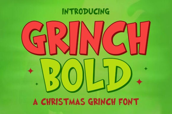 Grinch Bold: Inject Playful Character into Your Designs