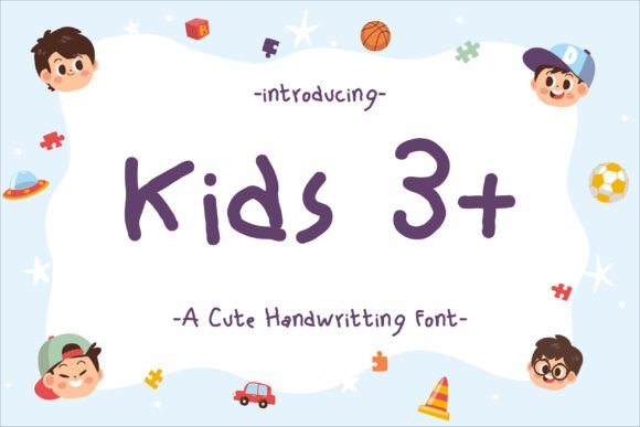 Kids 3+ Font: Crafting Playful and Professional Designs