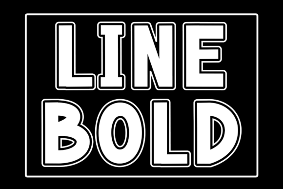 Line Bold: The Geometric Font for Maximum Visual Impact
