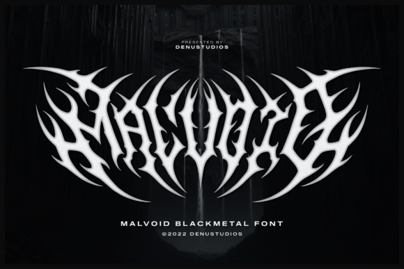 Malvoid: The Definitive Black Metal Typeface for Extreme Design