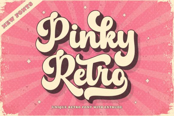 Pinky Retro: A Bold Script for Modern Branding