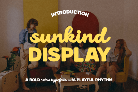 Sunkind Display: A Typeface Blending Retro Charm with Modern Design