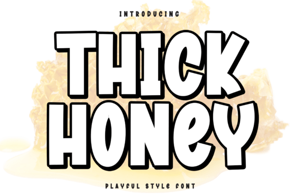 Thick Honey: A Bold Typeface for Modern Branding